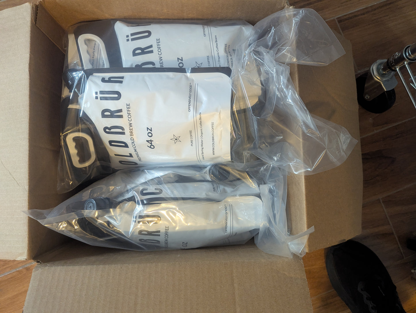 64oz Pouch of Signature Dark Roast Cold Brew (single pouch)