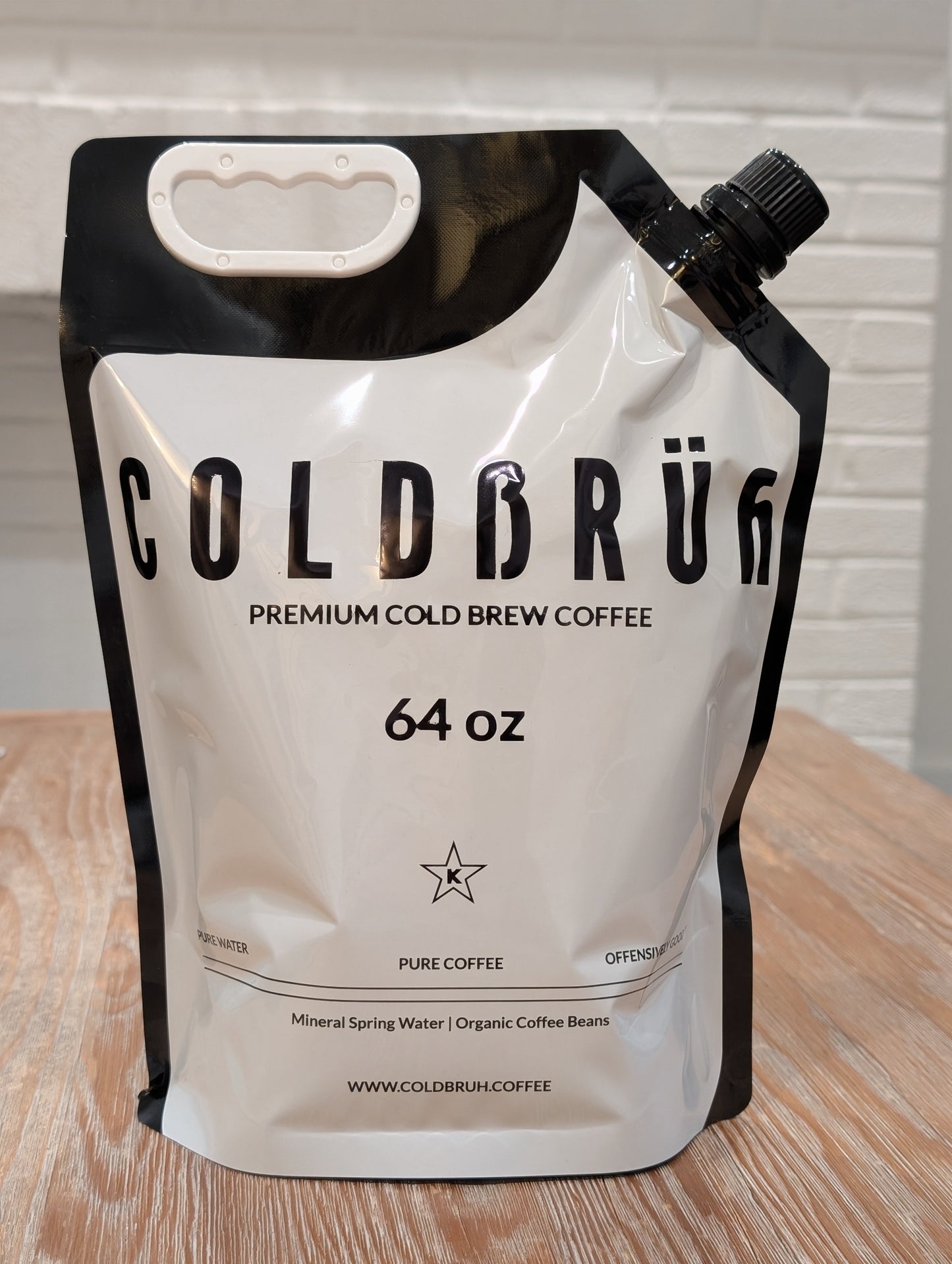 64oz Pouch of Signature Dark Roast Cold Brew (single pouch)
