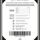 Back label of the COLDBRUH 18oz cold brew pouch with nutrition facts