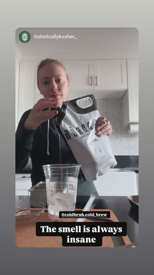 Video: Customer review of COLDBRUH cold brew poured over ice