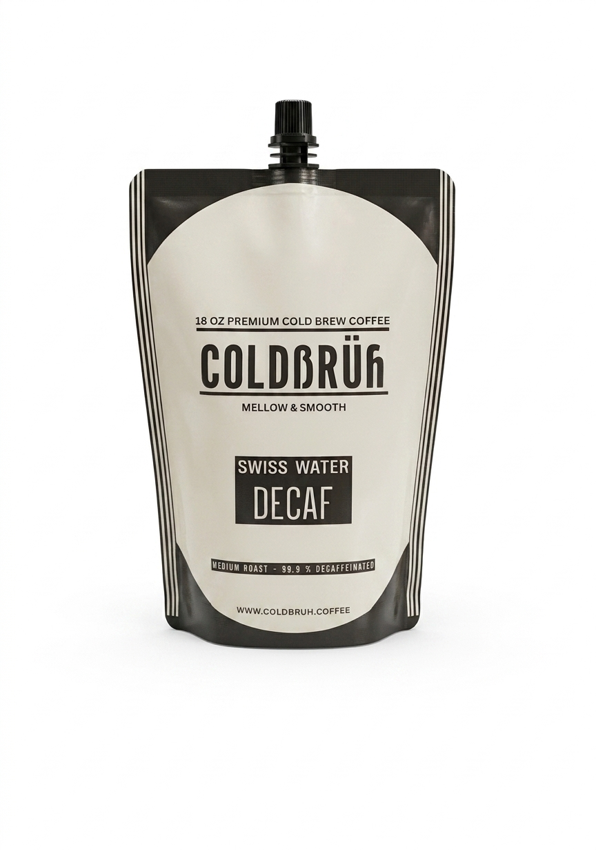 DECAF Dark Roast Cold Brew 18oz Pouch Six-Pack