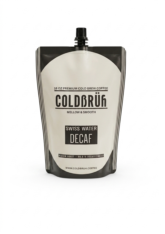 DECAF Dark Roast Cold Brew 18oz Pouch Six-Pack